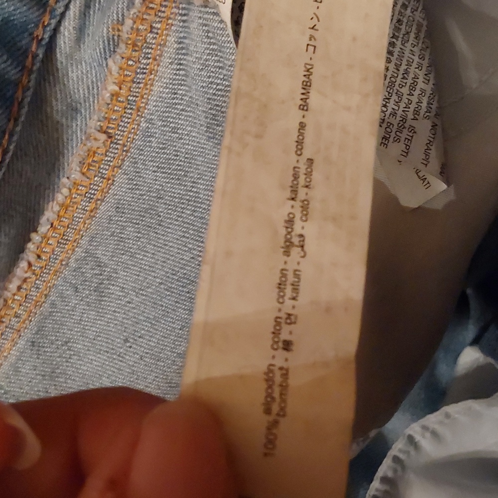 BNWT ZARA SHIMMER DENIM LONG SKIRT SIZE XXL..SIZE XXL - Picture 9 of 9